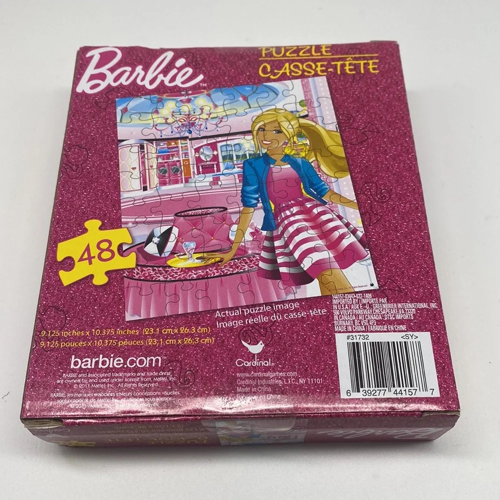 Barbie 48-piece Jigsaw Puzzle Casse Tete‎ NWT